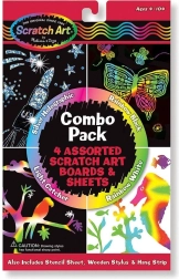 Sada škrabacích obrázkov 4v1