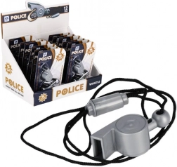 policajná píšťalka so šnúrkou pre deti