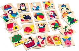 Bino drevené obrázkové značky pre škôlky