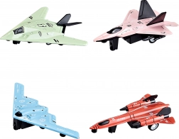 Kovová stíhačka na spätné naťahovanie 11 cm