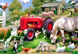 Puzzle na farme 1000 častí