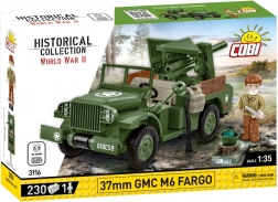 Stavebnicový model 37 mm GMC M6 Fargo