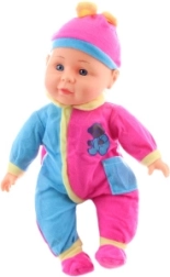 Hovoriace bábätko 30 cm v farebnom oblečení