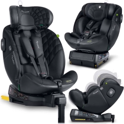 Autosedačka Nukido Aero Line čierna 40–150 cm i-Size s ISOFIX a otočnou základňou