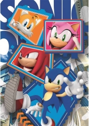 Puzzle SONIC THE HEDGEHOG – parťáci 104 dielikov