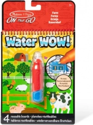 vodomaľovacia knižka farma s perom MELISSA & DOUG Water Wow