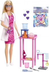 Barbie bábika vedkyňa s laboratórnou sadou