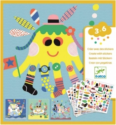 Djeco sada nálepiek Podmorská stvorenia