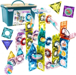 Magnetické stavebnice 3D – guľôčková dráha 126 ks od WOOPIE