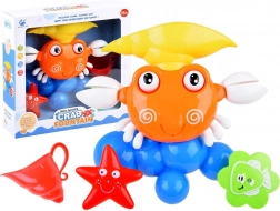 Vodná hračka do vane – krab s fontánkou na prísavky