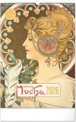 Nástenný kalendár Alfons Mucha 2026