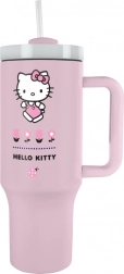 Hello Kitty cestovný termohrnček so slamkou 1200 ml