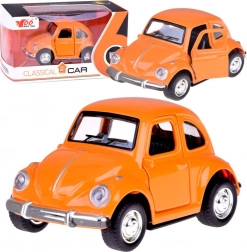 Klasické oranžové autíčko s otváracími dverami