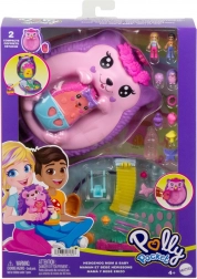 Polly Pocket kompaktná kabelka ježkovská rodinka