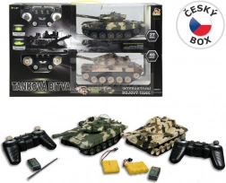 Tank na diaľkové ovládanie MaDe 2 ks s pojazdnými pásmi