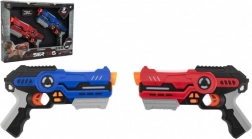 Súprava laserových pištolí na laser game (2 ks), svetlo a zvuk, dosah 40 m