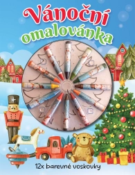 Vianočné omaľovánky s voskovkami