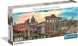 Clementoni panoramatické puzzle Súmrak nad večným mestom 1000 dielikov