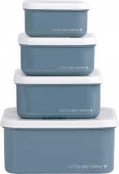 Sada štyroch desiatových krabičiek A Little Lovely Company – Vozidlá