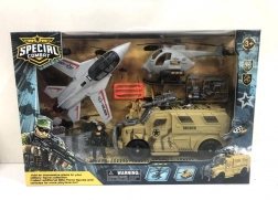 Veľká vojenská sada stíhačka a bojová technika