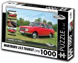 Puzzle Retro-autá Wartburg 353 Tourist (1976) – 1000 dielikov