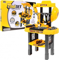 Súprava náradia s ponkom pre malého mechanika