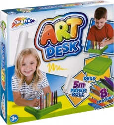 Maľovací stôl s voskovkami Grafix
