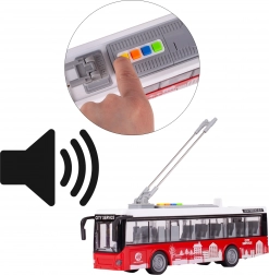 Autobus 1:16 so svetlom a zvukom, otváracie dvere