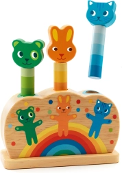 Drevená hračka Vyskakujúce Zvieratká Djeco