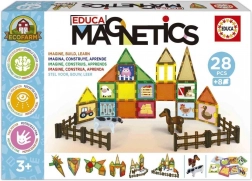 Magnetická stavebnica EDUCA Magnetics EKO Farma 28 dielov