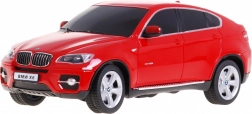BMW X6 červený RASTAR model 1:24 SUV na diaľkové ovládanie + diaľkové ovládanie
