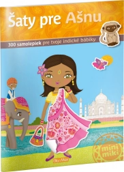 Samolepková kniha Šaty pre Ašnu – objav indickú kultúru