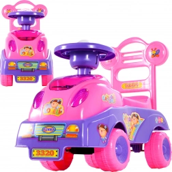 Odrážadlo a chodítko pre dievčatá so 17 melódiami