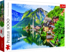 Puzzle 1000 dielikov – Hallstatt, Rakúsko (TREFL)