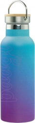 Termofľaša s bambusovým viečkom BAAGL Gradient modro-fialová 500 ml
