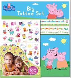Veľká sada tetovaní Prasiatko Peppa