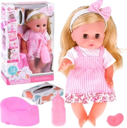 Interaktívna bábika s dlhými vlasmi