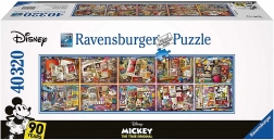 Puzzle RAVENSBURGER Mickey Mouse v priebehu rokov 40320 dielikov