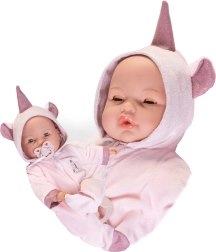 Antonio Juan mrkacie bábika bábätko so zvukmi a mäkkým telom - 37 cm