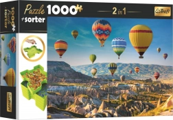 Puzzle a triedič TREFL 2v1 Balóny nad Kapadóciou 1000 dielikov