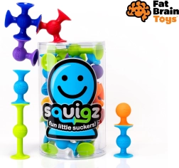 Silikónové stavebnice s prísavkami Squigz – štartovacia sada 22 ks