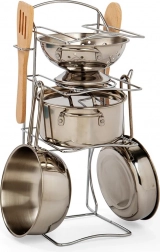 Súprava riadu pre deti na stojane Bigjigs Toys