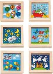 Drevená hračka do vrecka Guľôčka do jamky od GOKI