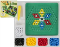 Mozaika s guľôčkami a pinzetou malá, 250 ks