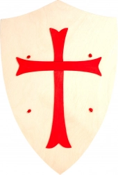 Fauna Drevený štít s krížom