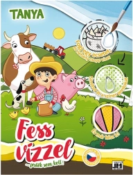 Maľuj vodou farma – omaľovánky A4 (maďarská verzia)