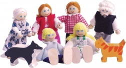 Sada rodinky do domčeka Bigjigs Toys