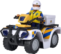 Smoby Požiarnik Sam policajná štvorkolka s figúrkou Malcolma