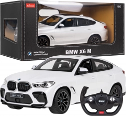 Rastar BMW X6 M 1:14 RC auto s diaľkovým ovládaním 2,4 GHz – Biela