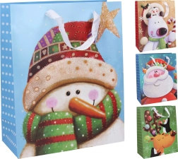 Darčeková taška Vianoce stredná veľkosť